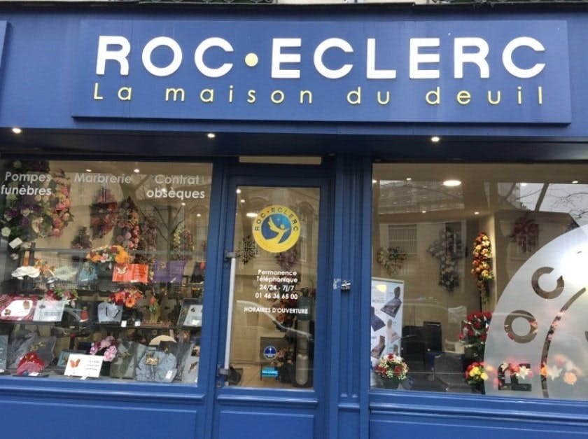 Photographies des Pompes Funèbres Roc'Eclerc à Paris