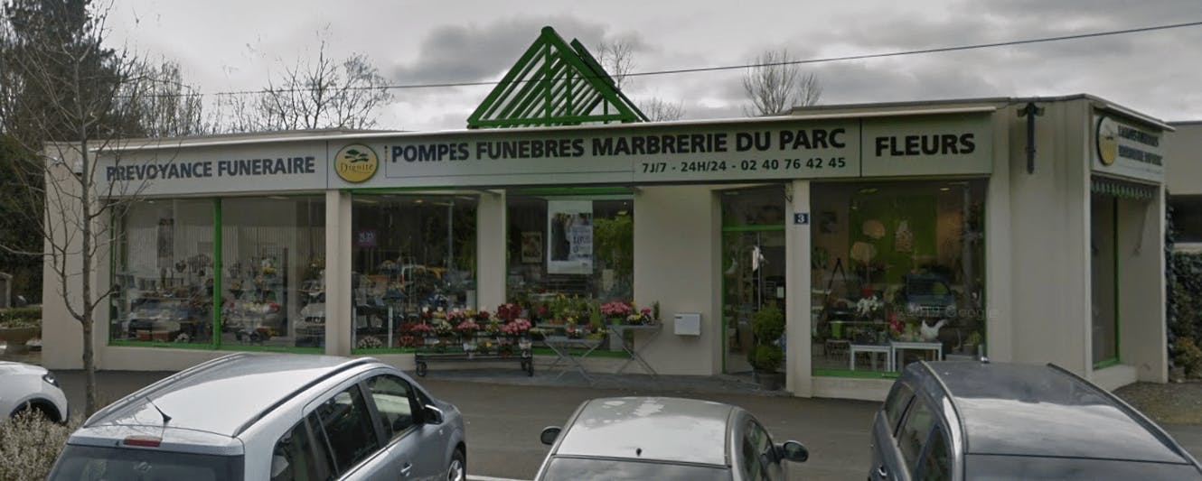 Photographie de la Pompes Funèbres et Marbrerie du Parc de Nantes