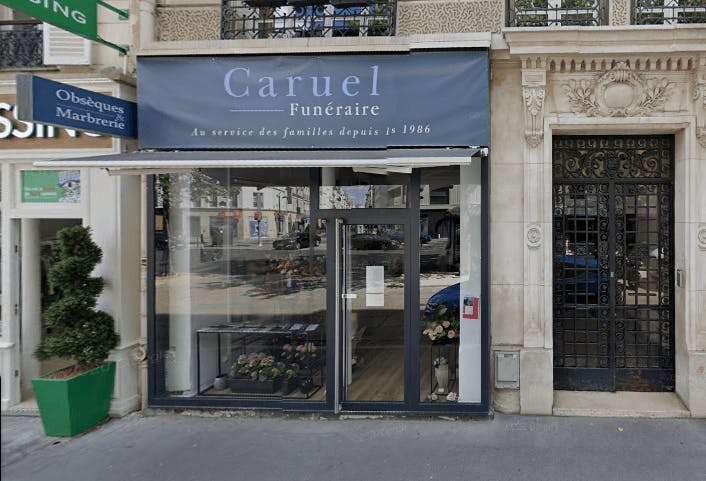 Photographie de la Pompes Funèbres Caruel à Paris
