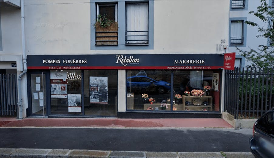 Photographie de la Pompes Funèbres et Marbrerie Rebillon - Bruant à Paris