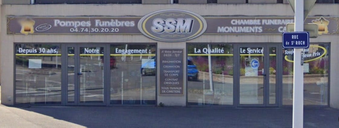 Photographie de la Pompes Funèbres S.S.M de la ville de Bourg-en-Bresse