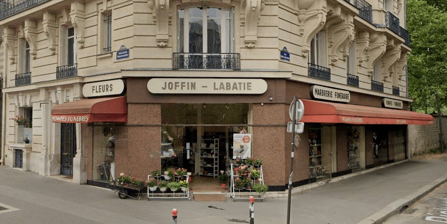 Photographie de la Pompes Funèbres Joffin Labatie à Paris