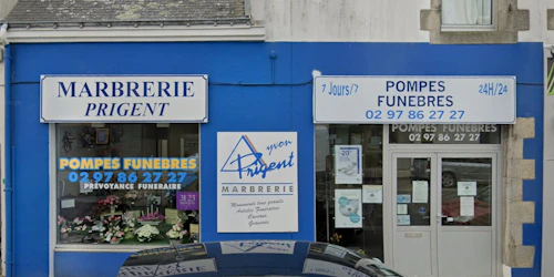 Photographies des Pompes Funèbres Marbrerie Prigent à Ploemeur