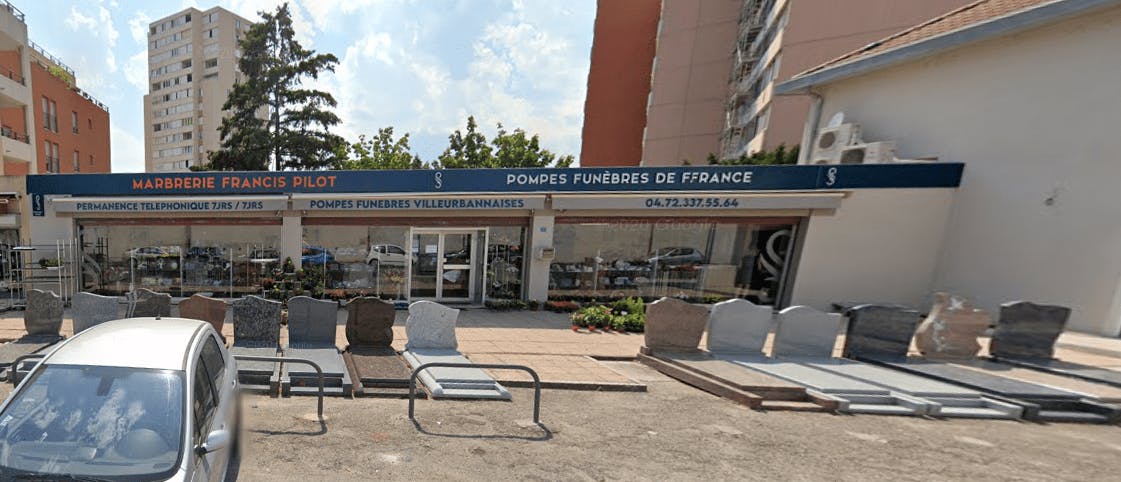 Photographie ompes Funèbres VILLEURBANNAISES Marbrerie PILOT à Villeurbanne