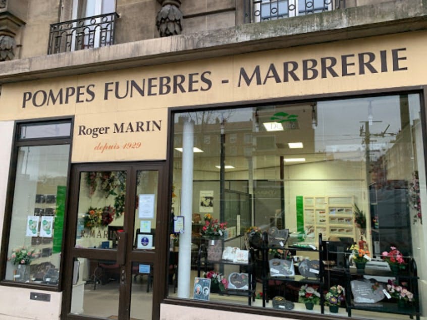 Photographies des Pompes Funèbres Marberie Roger Marin à Paris