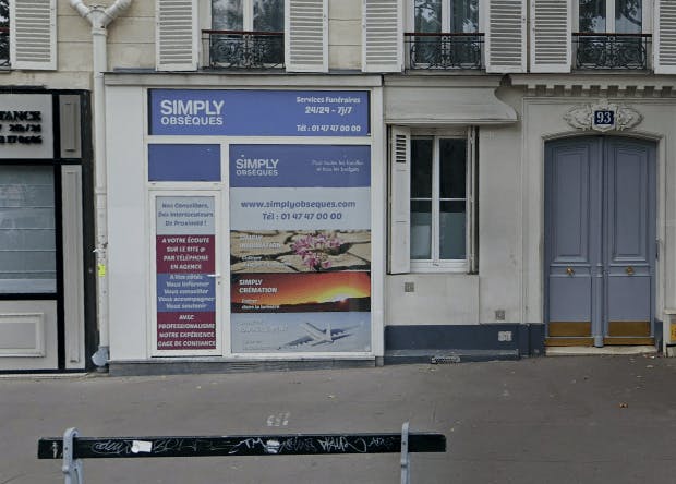 Photographie du Simply Obsèques à Paris