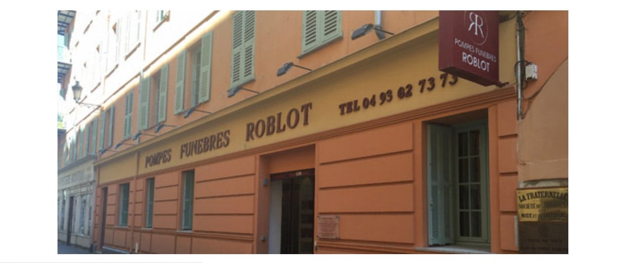 Photographie de la Pompe Funèbre Roblot