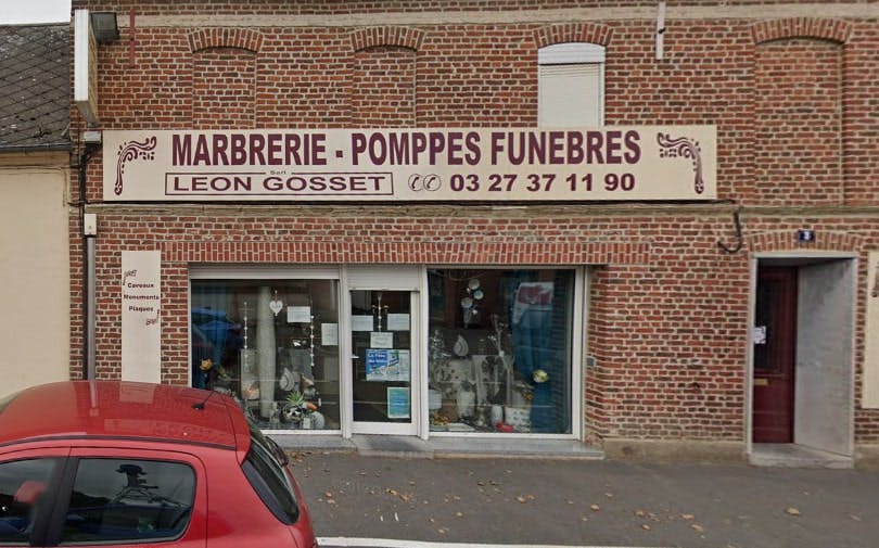 Photographies des Pompes Funèbres Marbrerie Gosset Léon à Avesnes-les-Aubert