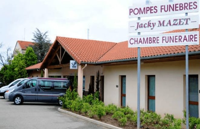 Photographie de la Pompes Funèbres Mazet à Saint-Galmier