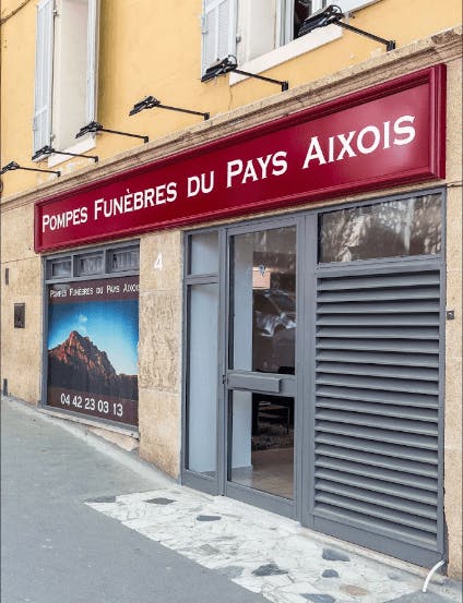 Photographie de la Pompes Funèbres ROBLOT à Aix-en-Provence