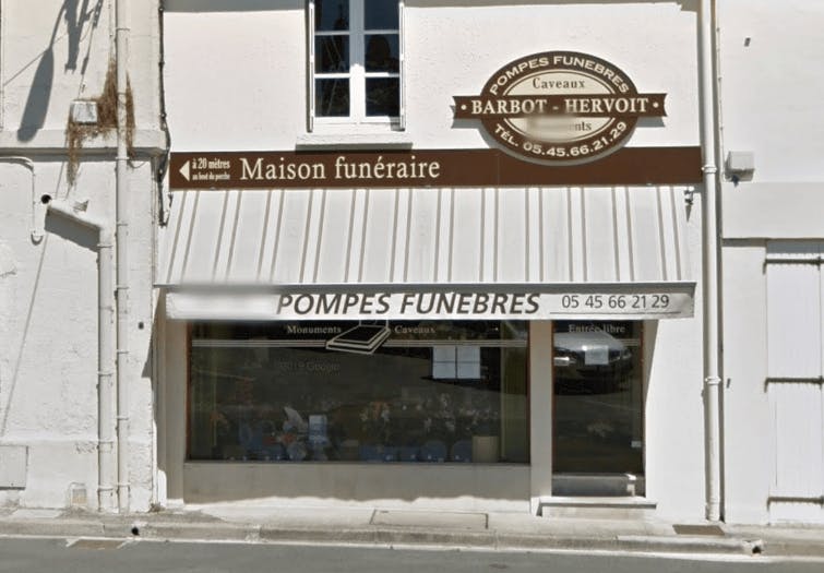 Photographie Pompes Funèbres HERVOIT-BARBOT de Châteauneuf-sur-Charente