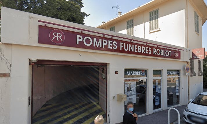 Photographie de la Pompes Funèbres ROBLOT  à Cannes