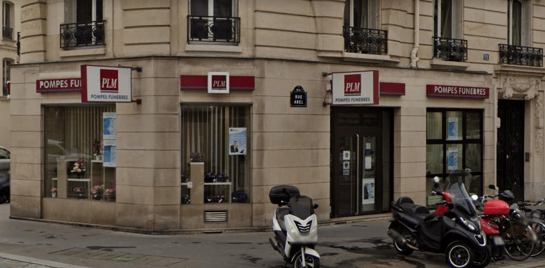 Photographie de la Pompes Funèbres et Marbrerie PLM à Paris