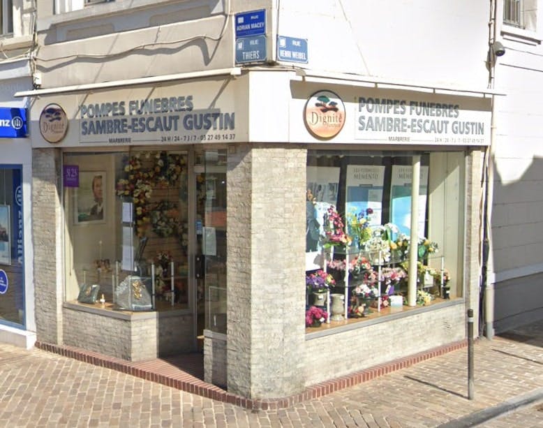 Photographies des Pompes Funèbres et marbrerie Sambre Escaut Gustin au Quesnoy