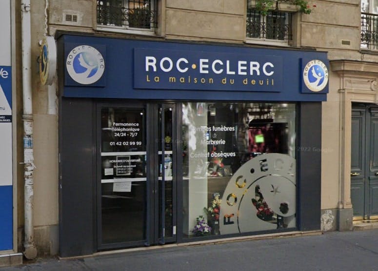 Photographie de La Pompes Funèbres Roc-Eclerc de Paris 
