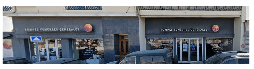 Photographie de la Pompes Funèbres Générales à Marseille