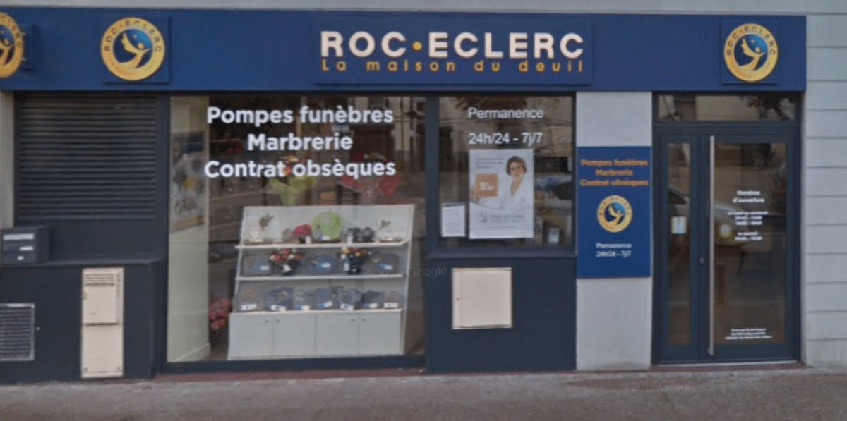 Photographie de la Pompes Funèbres Roc-Eclerc de Courbevoie