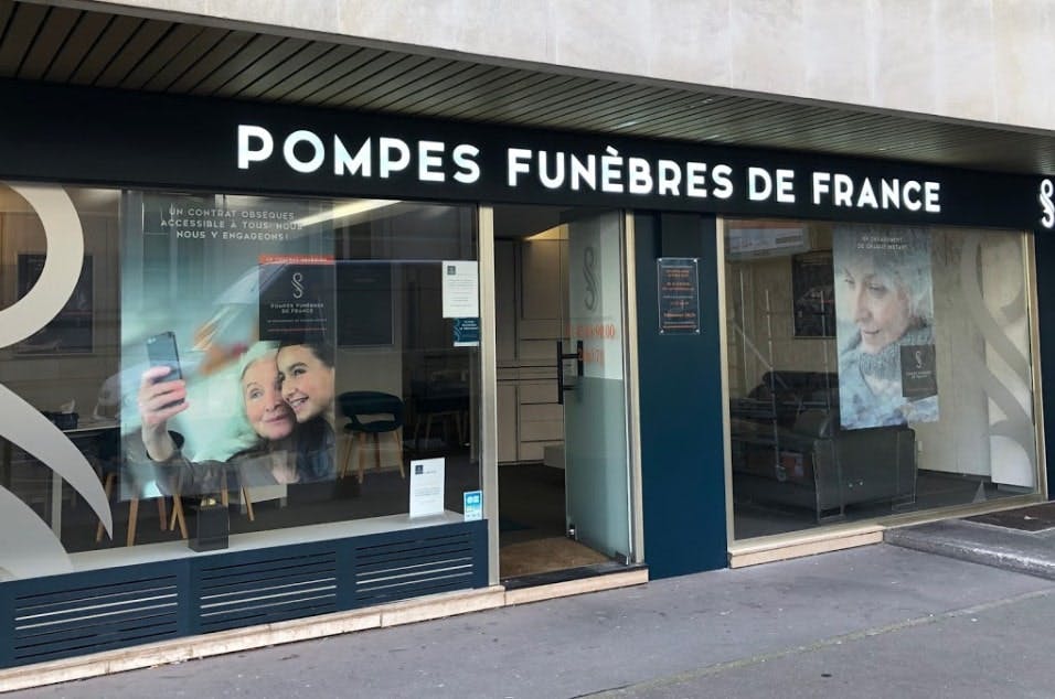 Photographies des Pompes Funèbres de France à Paris