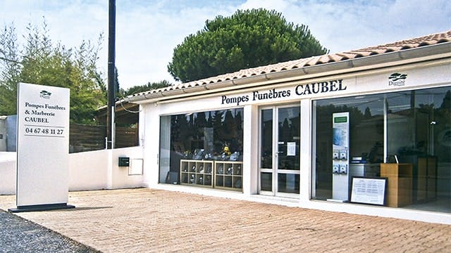 Photographies des Pompes Funèbres Marbrerie Caubel à Frontignan