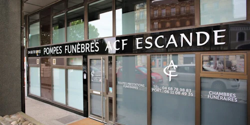 Photographie de la Pompes Funèbres ACF Escande de Carcassonne