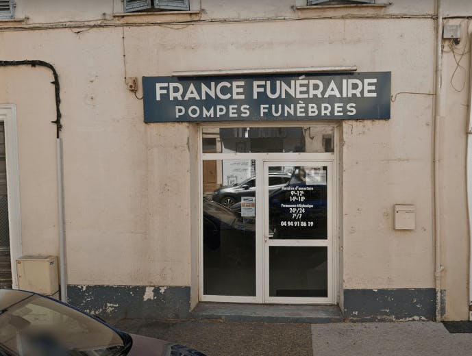 Photographie de la Pompes funèbres de France à Hyères