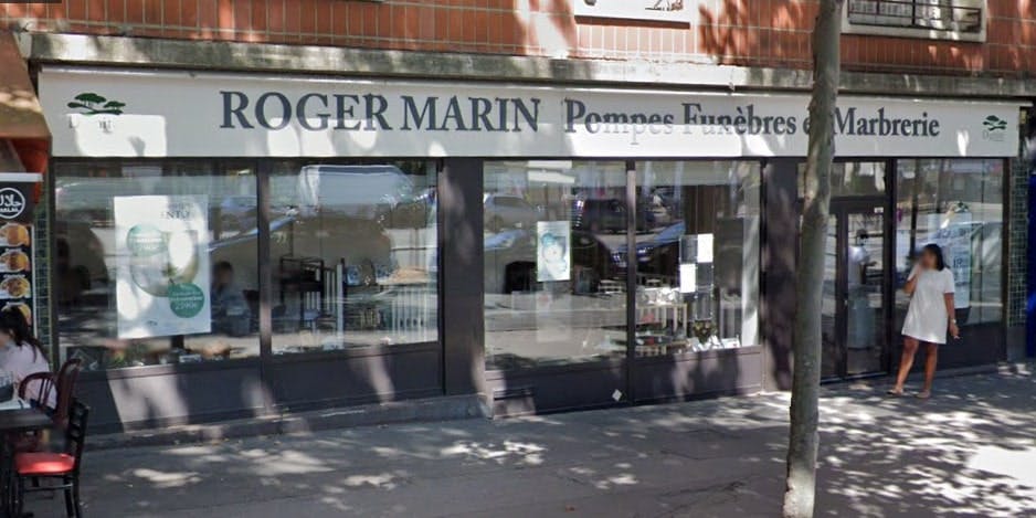 Photographies des Pompes Funèbres Marberie Roger Marin à Paris