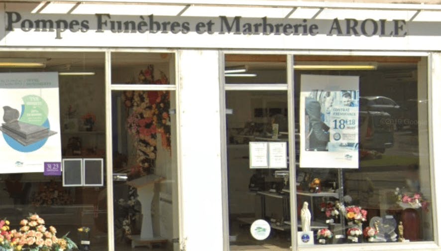Photographie de la Pompes Funèbres et Marbrerie Arole de la ville de Livron-sur-Drôme
