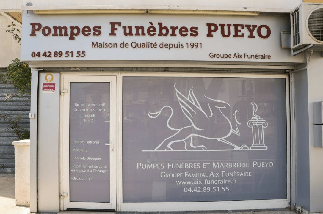 Photographie de la Pompes Funèbres et Marbrerie Puyeo de Saint-Victoret