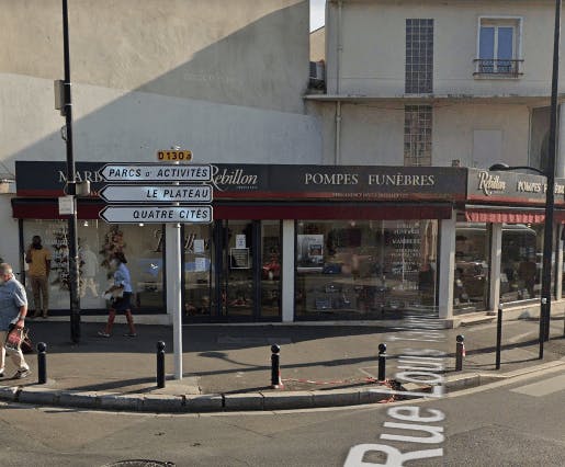 Photographie Rebillon Pompes funèbres et Marbrerie (17-19,rue LOuis Talamoni) Champigny-sur-Marne