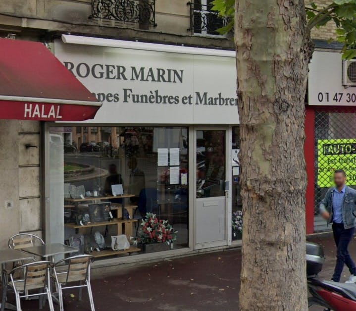 Photographies des Pompes Funèbres Marbrerie Roger Marin à Clichy