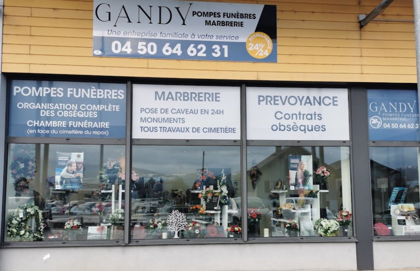 Photographie de La Pompes Funèbres Marbrerie Gandy de Rumilly
