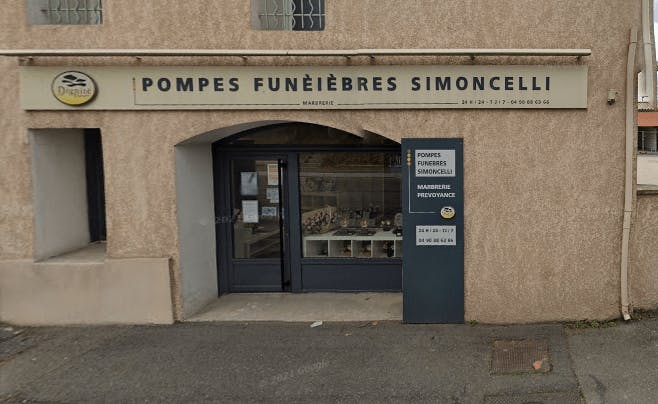 Photographie Simoncelli Pompes Funèbres et Marbrerie d'Avignon