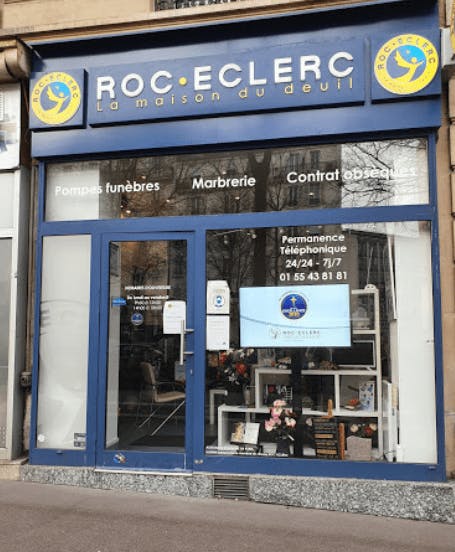 Photographies des Pompes Funèbres ROC ECLERC à Paris
