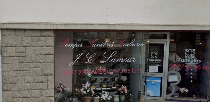 Photographie de la Pompes Funèbres -Marbrerie Lamour de la ville de Bubry