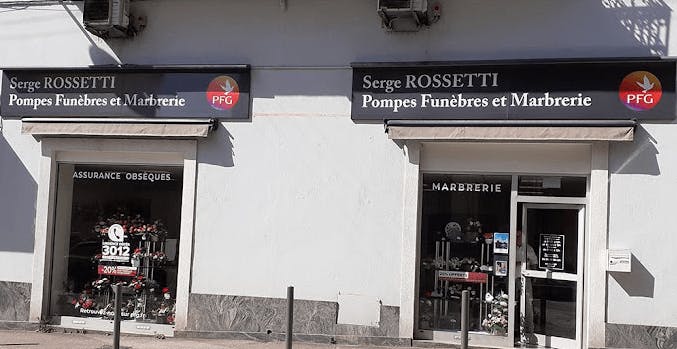 Photographie de la Pompes Funèbres et Marbrerie Serge Rossetti - PFG de Draguignan