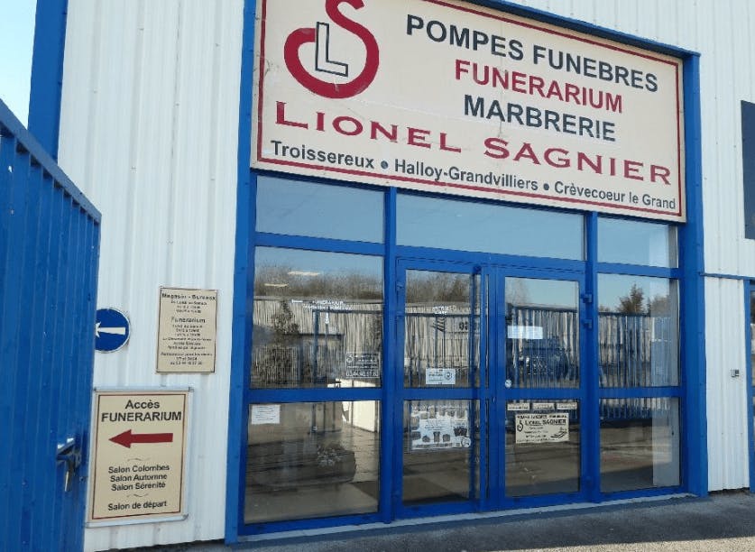 Photographie de la Pompes Funèbres et Marbrerie Lionel Sagnier à Troissereux