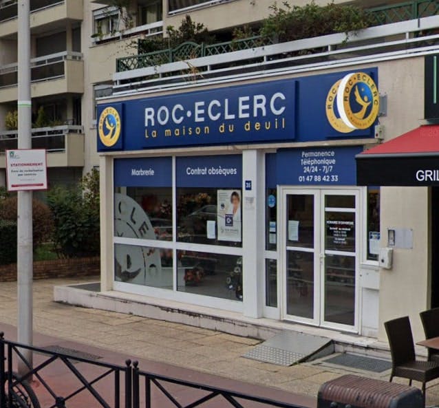 Photographies des Pompes Funèbres Roc'Eclerc à Courbevoie