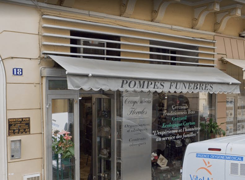 Photographie POMPES FUNEBRES MARBRERIE de Koning de Menton