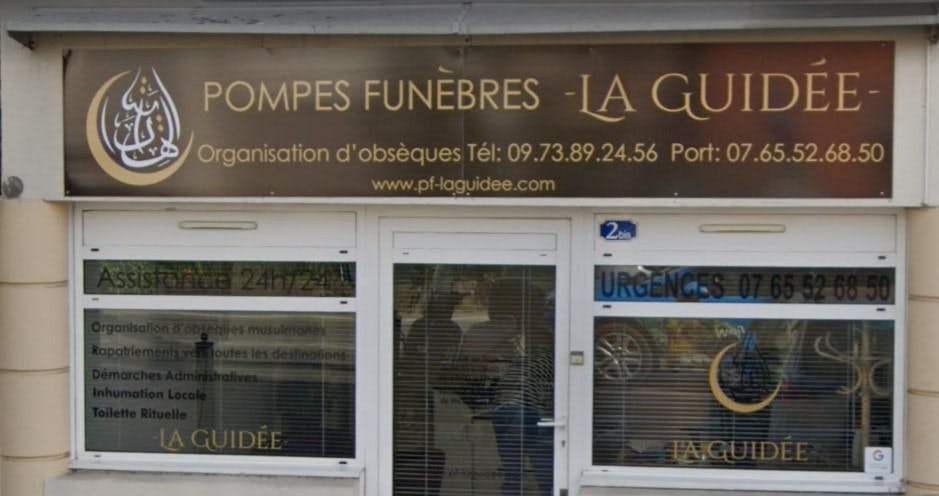 Photographie de la Pompes funèbres Musulmanes La Guidée de la ville de Le Cannet