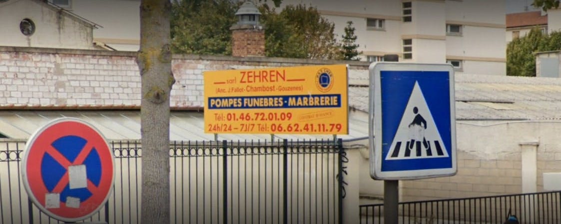 Photographies des Pompes Funèbres Marbrerie Zehren à Ivry-sur-Seine