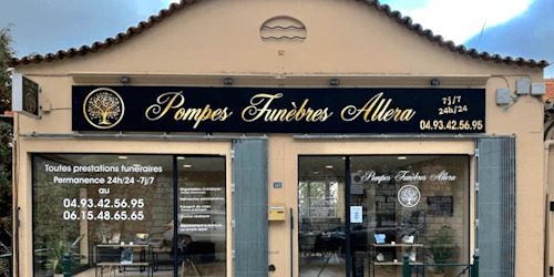 Photographie de la Pompes Funèbres Allera de Grasse