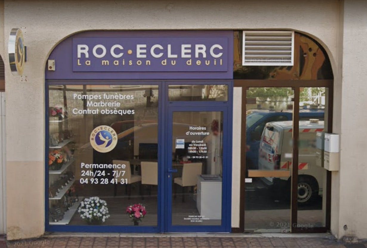 Photographie de La Pompes Funèbres Roc-Eclerc de Menton
