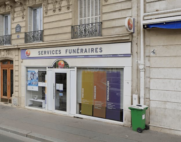 Photographie de la Pompes Funèbres Générales à Paris