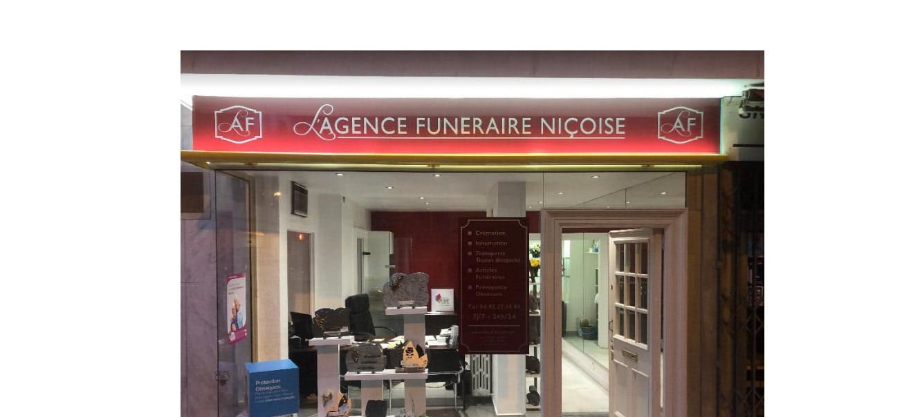 Photographie de l'Agence funéraire Nicoise