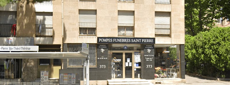 Photographie de la Pompes Funèbres Saint Pierre à Marseille