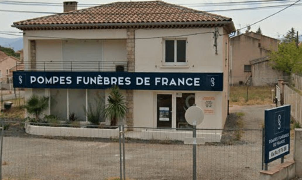 Photographie de la Pompes Funèbres de France de la ville du Luc