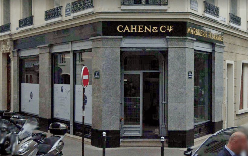 Photographie de la Pompes Funèbres Cahen et Cie à Paris