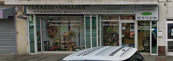Photographie de la Pompes Funèbres Marbrerie Perazzi Gallier de Notre-Dame-de-Bondeville
