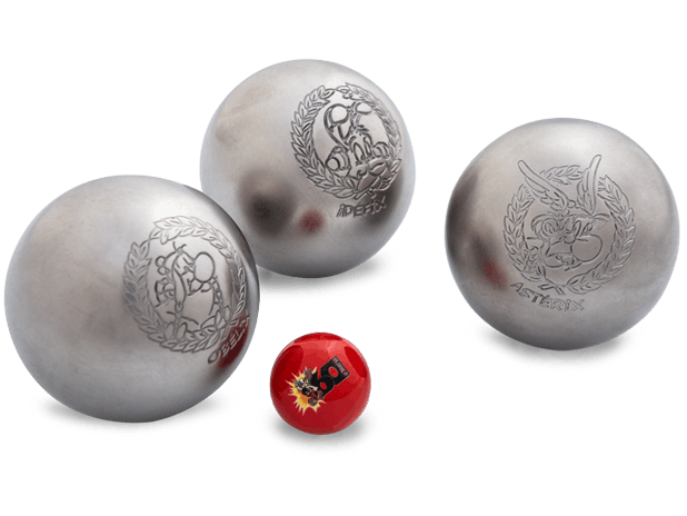 Triplette à l'effigie d'Astérix, Obélix et idéfix