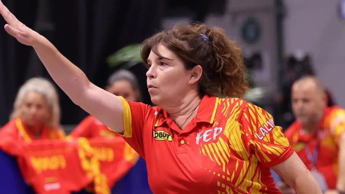 Photo portrait de Yolanda Matarranz, joueuse de pétanque de la Team Obut